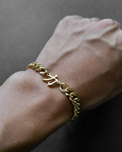 Strength Kanji Bracelet - Gold